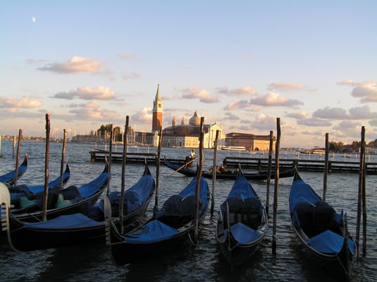 Gondolas at Sunset
Grand Canal
Venice, Italy