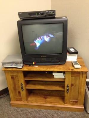 Antique TV and, yes, a VCR!