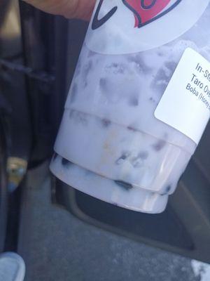 Taro over ice-