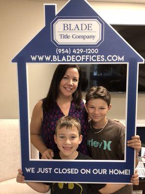 Another happy family closing on their new condo.