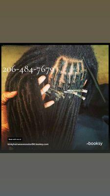 Locs Retwisted w/ Shampoo  $85.00