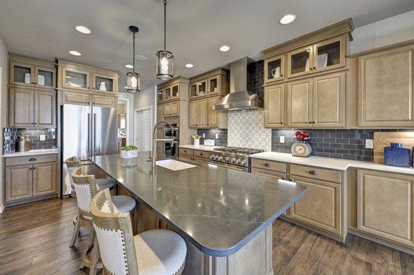 Cordera model home kitchen