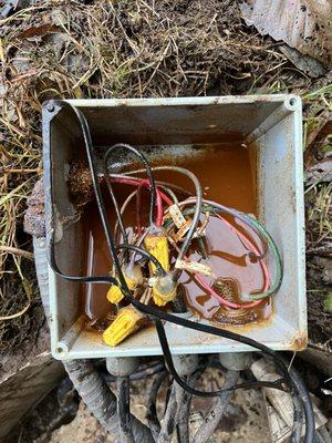 Failed septic pump and JBox