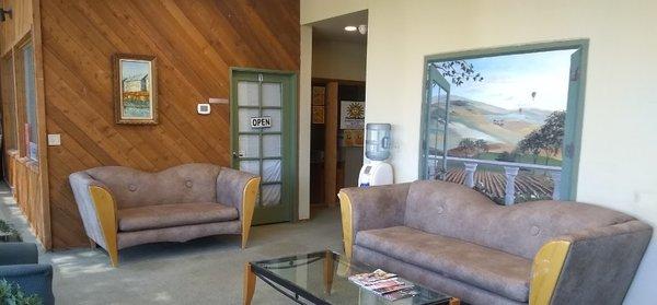 Lobby of Suite 120, for Vincent Bookkeeping, Inc. we are in Office #14.  We are open to the public by appointment only.