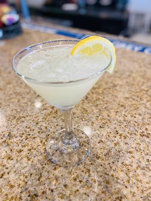 House lemon drop martini