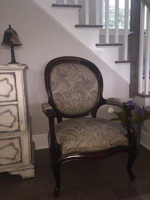 Antique upholstered chair