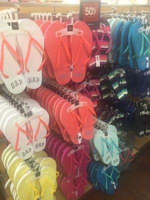 Half off flip flops