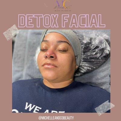 Clarify detox facial for deep pore cleaning