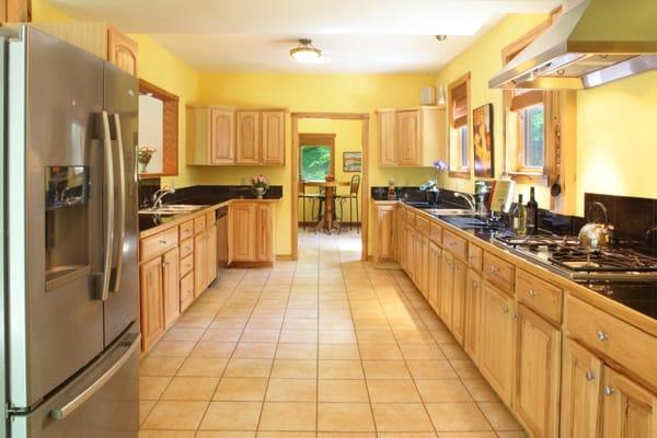 The Barn's Kitchen at CornerStone Cabins - cabin rental in southern Illinois