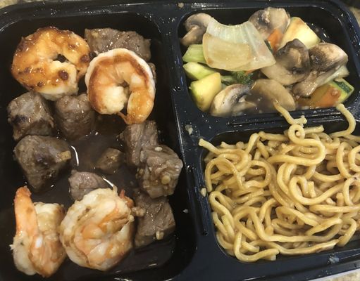 Hibachi steak and shrimp