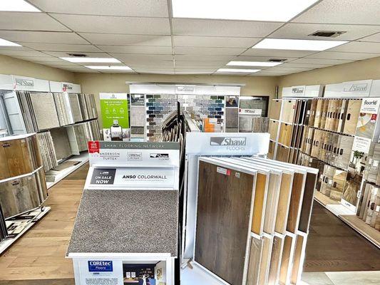 Huge selection of Shaw flooring. If it's not here, we can get it!