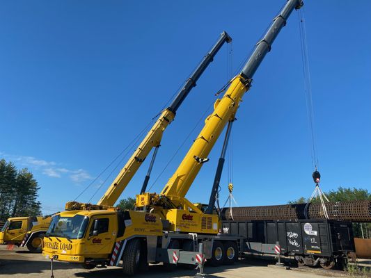 CRANE CAPACITY RANGING FROM 22-TON TO 300-TON