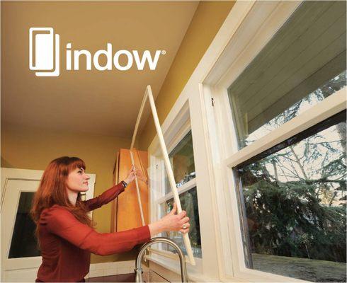 Indow inserts can be used to keep the cold out or to keep noise out of your home.