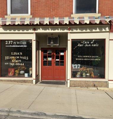 Located Downtown Batavia. On street parking and handicapped accessible.