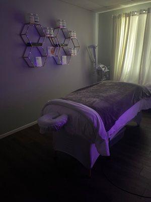 Massage/facial room,