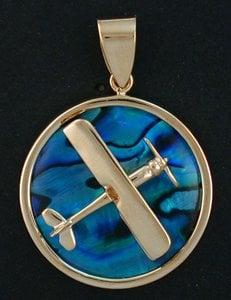 The best airplane jewelry anywhere..check out this opal Cessna.