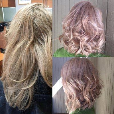 A Sedona Makeover at The Spa! A lovely shade of Strawberry Pink by Lindsay Mikhel.