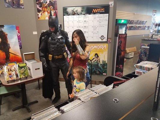 Batman & Wonder Woman store appearance