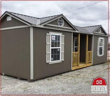 The Derksen Side Cabin!!! Beautiful!!! We offer just the "Shell", Or As Much Finish-Out as You Like!!! Purchase, Or Rent-To-Own!!!!