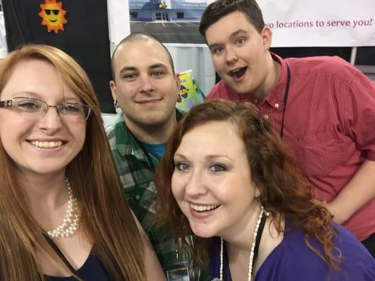 Group fun at the Kalamazoo Home Expo 2016!