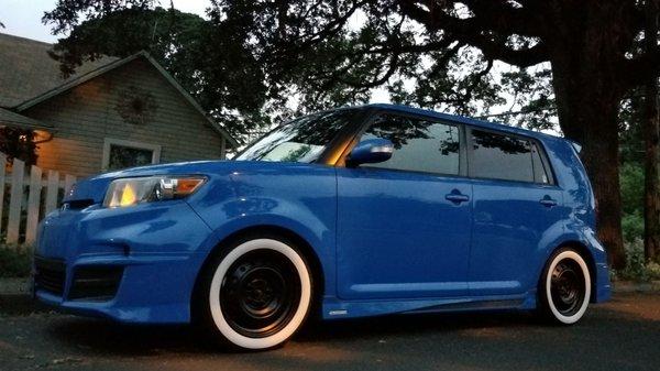 My 2011 Gen 2 Scion xB Release 8.0 sporting a little Calli Tire whitewall....