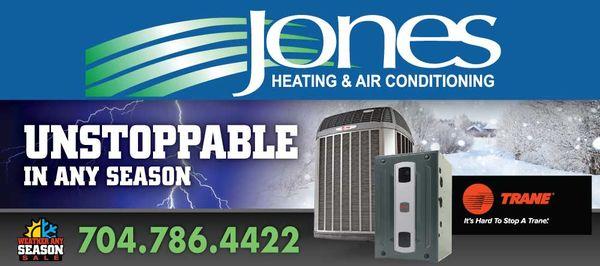 Call Jones Heating & A/C for your local heating and air conditioning needs