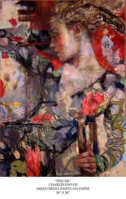 Psyche by Charles Dwyer - Mixed Media Pastel