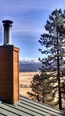 I've enjoyed servicing chimneys for over 20 yrs. View from my office