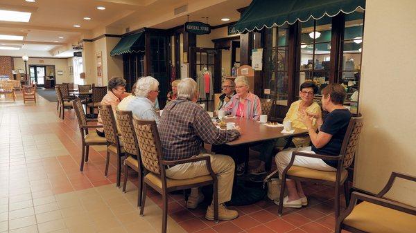 Town Square makes our residents, patients and guests feel right at home.