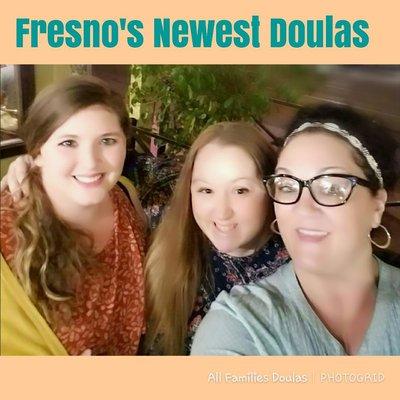 Welcoming new doulas who recently moved to Fresno.