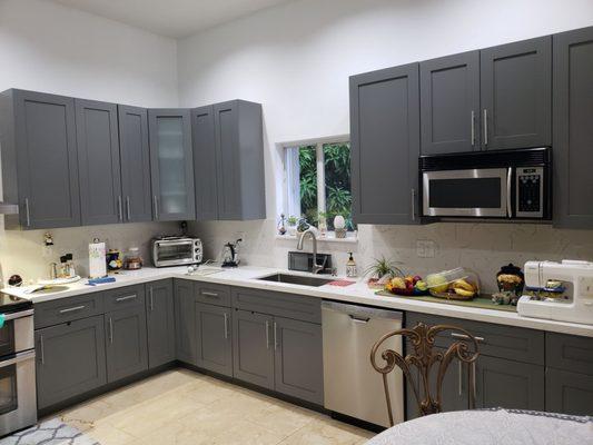 Kitchen cabinets