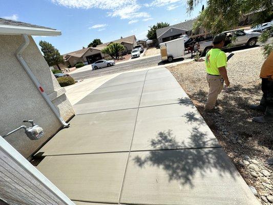 Driveway extensions are a specialty