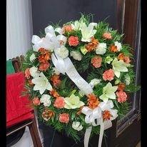 Orange & Cream Wreath