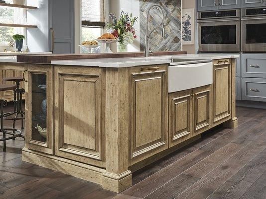 Kitchen island in Buckskin Appaloosa!