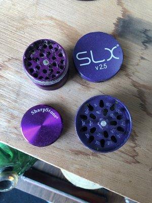 Bad herb grinders recently bought at funky piece.