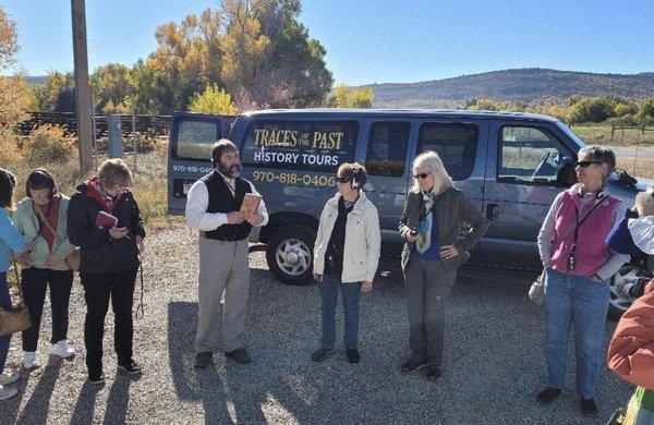 Fort Collins Senior Center group - Early Settlement Tour