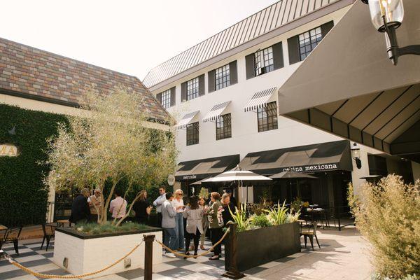 Beautiful new courtyard at The Commons!