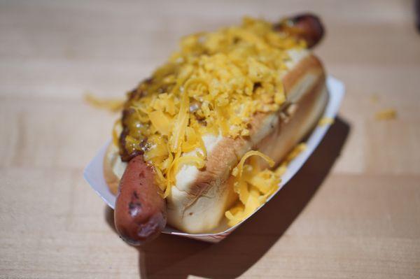 Chili cheese dog. Best hotdog in NYC