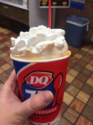 Pumpkin pie blizzard