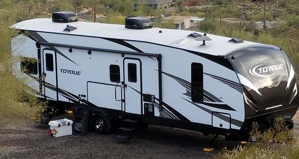 RV Rental available - 2018 Heartland Torque Toy Hauler - $175.00 per. day, 3 day minimum rental.