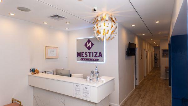 Mestiza Laser Spa in Astoria, NY, Main Lobby and Corridor