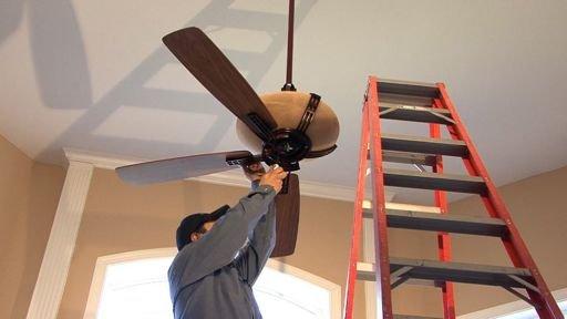 ceiling fans in under an hour