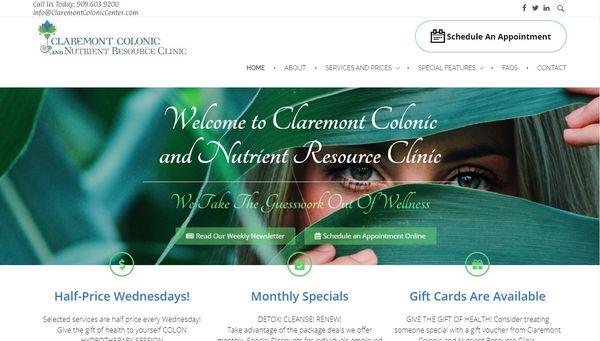 Claremont Colonic & Nutrient Resource Clinic Homepage