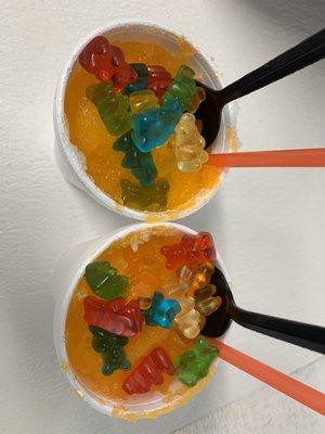 Dreamsicle with gummy bears