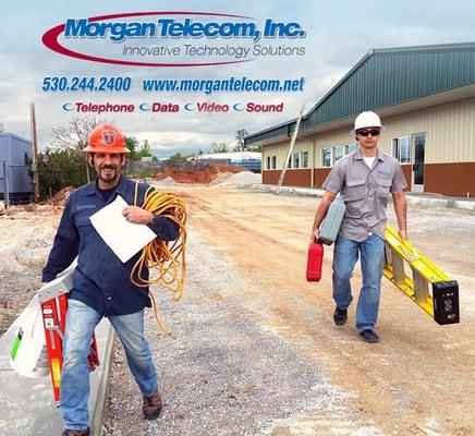 Morgan Telecom Techs hard at work.