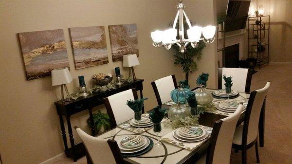 Example of Staged Dining Room