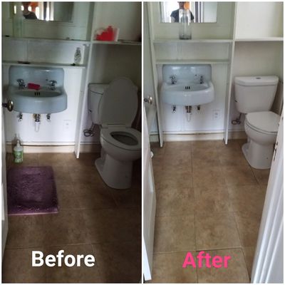 Bathroom needs to be move out ready? Don't fret, just call Thomas Cleaning!