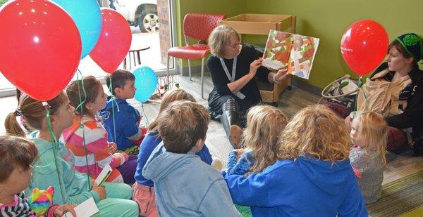 It is time for storytime! by library staff