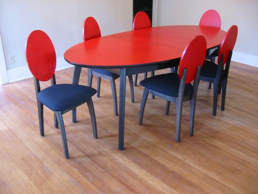 Adjustable Dining Set with Removable Leaf