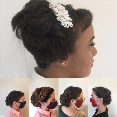 Wedding hair styles for the beautiful bride and bridal party!